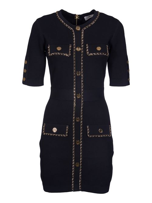 Viscose minidress with chain ELISABETTA FRANCHI | AM92B46E2110